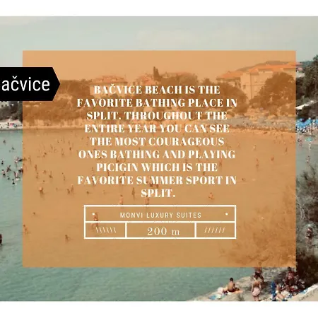 Monvi Luxury Near Bacvice And Old Town Apartamento